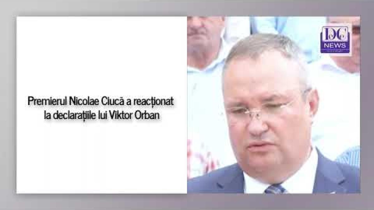 Ciucă a reacționat la declarațiile lui Orban: Nu își au locul