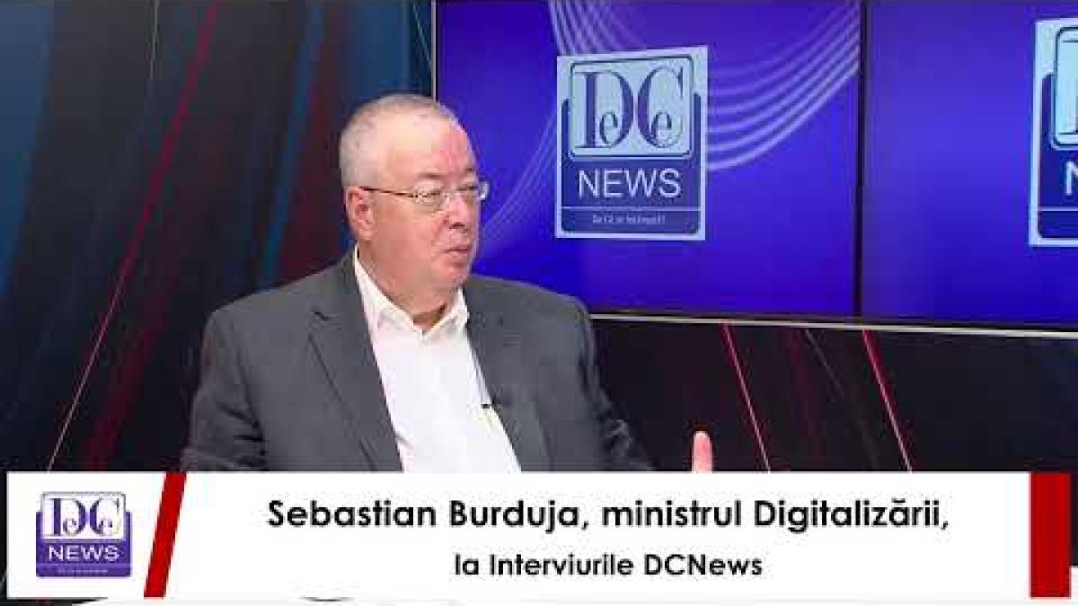 Sebastian Burduja, ministrul Digitalizării, la Interviurile DCNews