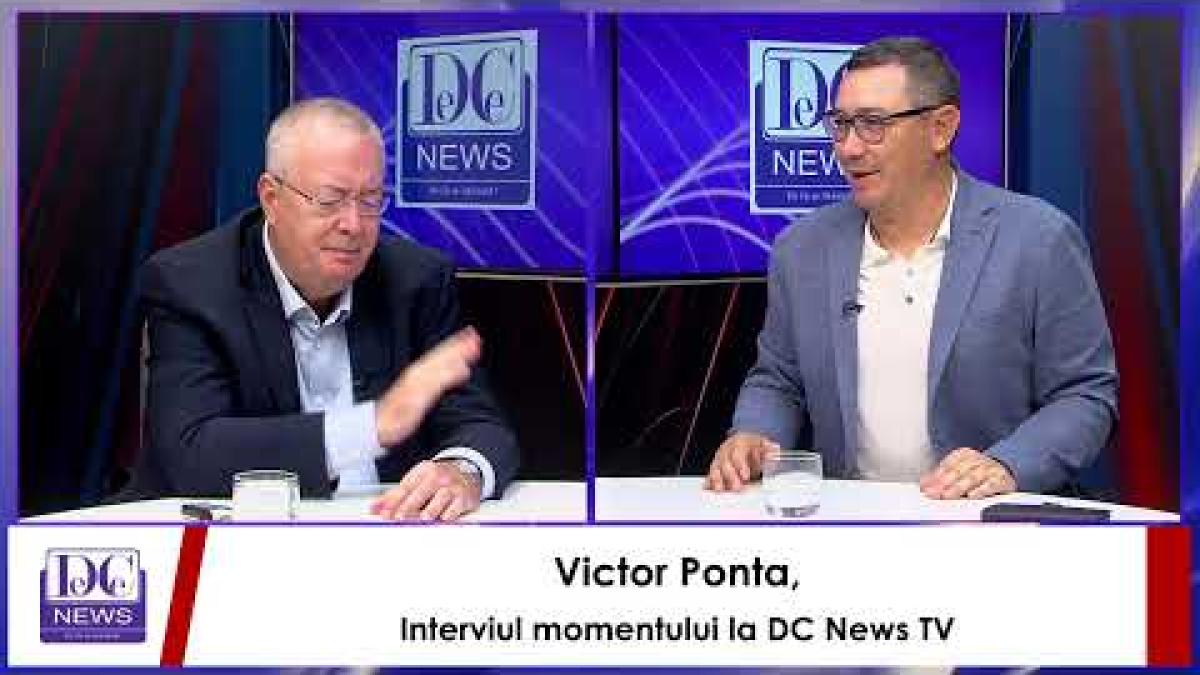 Victor Ponta, interviul momentului la DC News TV
