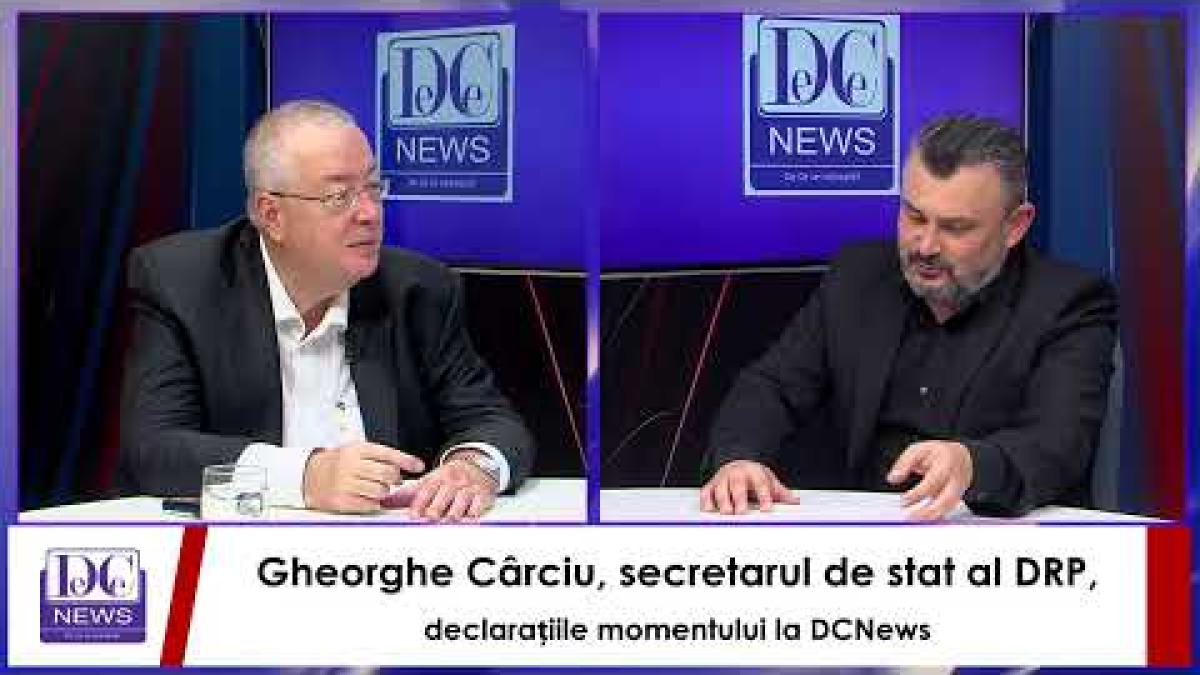 Secretarul de stat al DRP, Gheorghe Cârciu