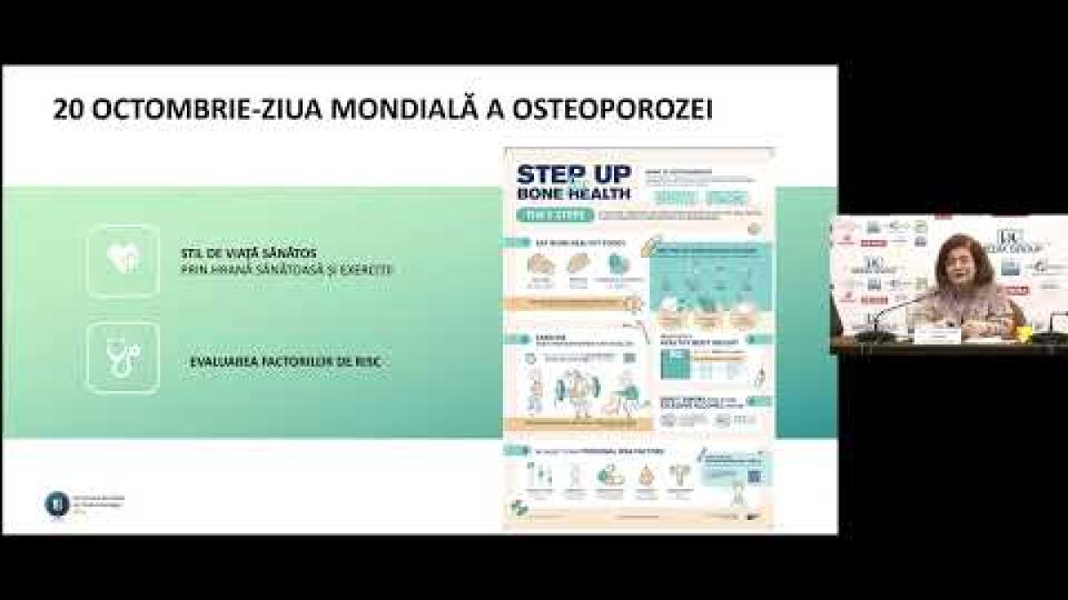 Osteoporoza, boală cronică. Dr. Poiană: „Trebuie să începem de la schimbarea stilului de viață”