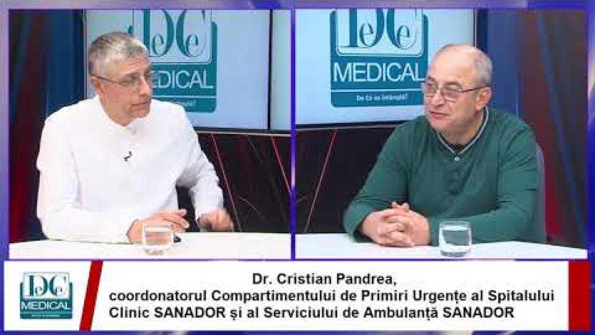 Dr. Cristian Pandrea (Sanador), interviu la DC News și DC Medical