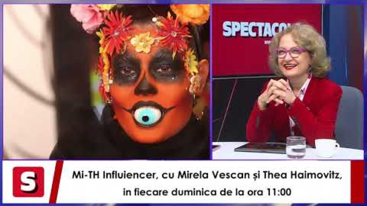 Mi-Th Influencer, cu Mirela Vescan și Thea Haimovitz: Machiajul de Halloween