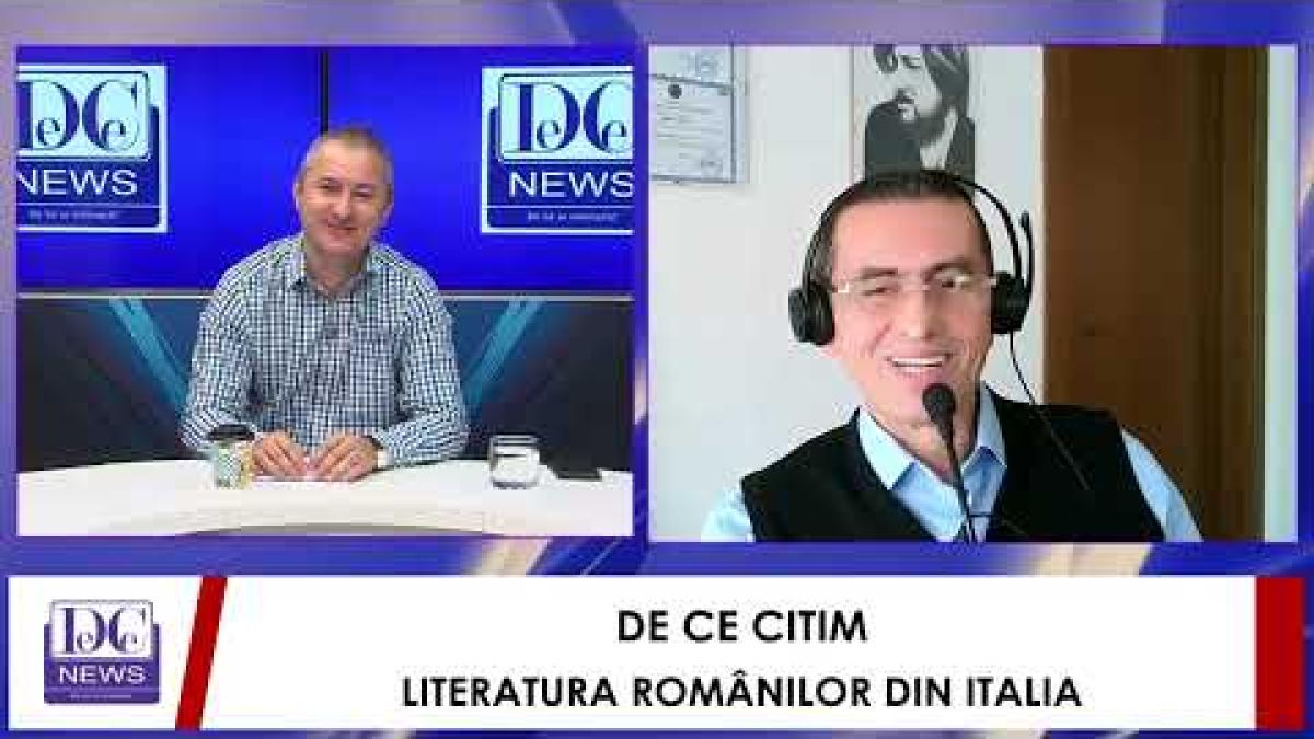 DE CE CITIM, LITERATURA ROMÂNILOR DIN ITALIA