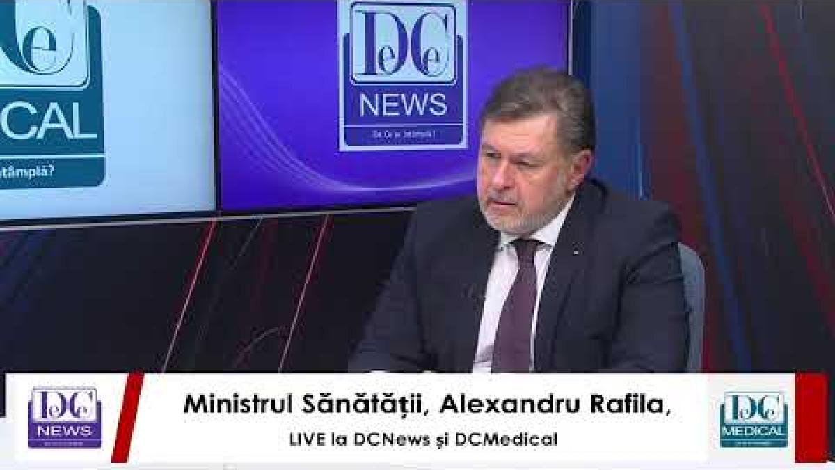 ministrul sanatatii alexandru rafila live la dcnews