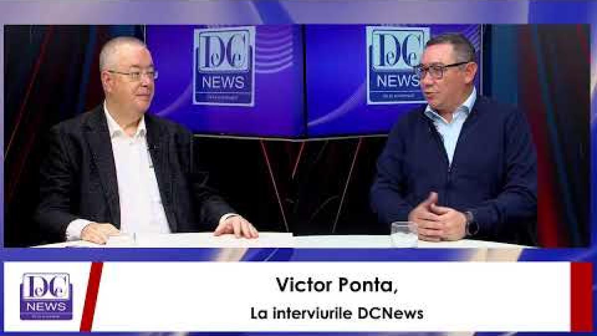 Victor Ponta, interviul momentului la DC News