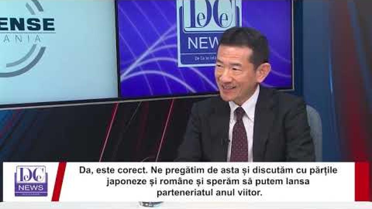 Interviu eveniment cu ambasadorul Japoniei Hiroshi Ueda și al României Ovidiu Dranga
