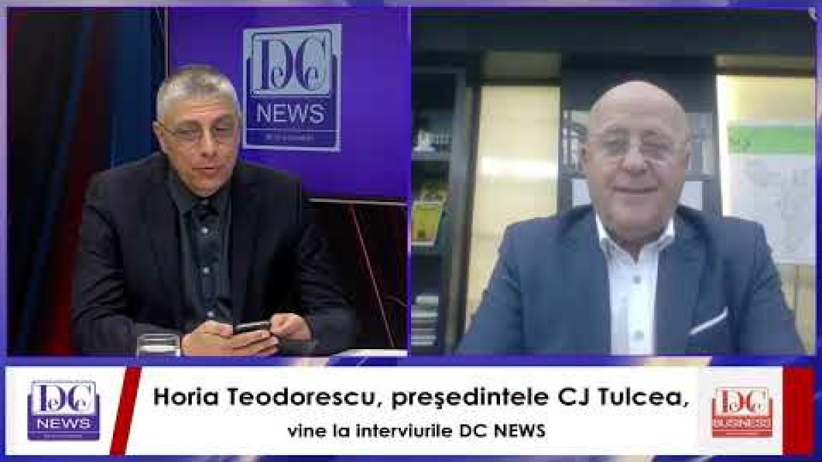 Horia Teodorescu, preşedintele CJ Tulcea, vine la interviurile DC NEWS