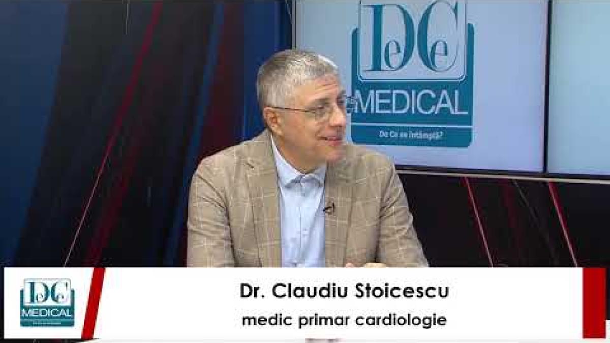 Fibrilația atrială, cauze, simptome, tratament. Dr. Claudiu Stoicescu, la DC News