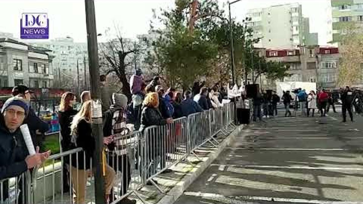 Cetățenii din Greenfield, protest la Primăria Sector 1