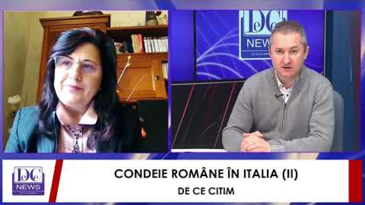 Despre condeie române în Italia (II) (Invitată scriitoarea Camelia Morda Baciu)