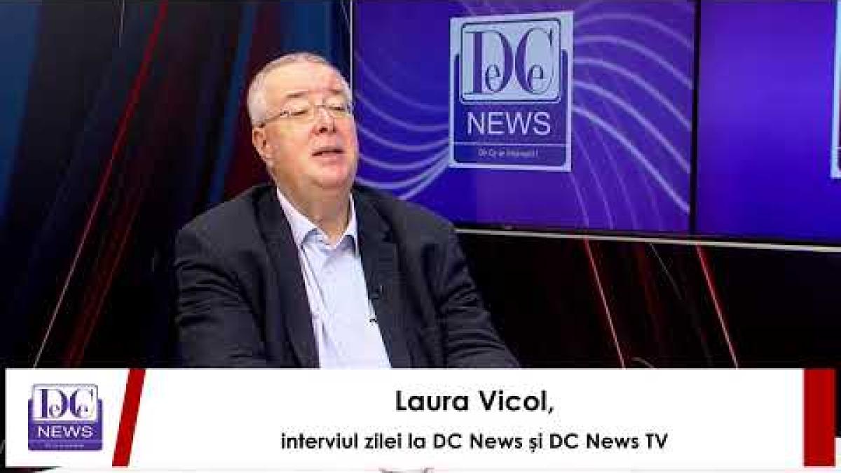 Laura Vicol, interviul zilei la DC News și DC News TV