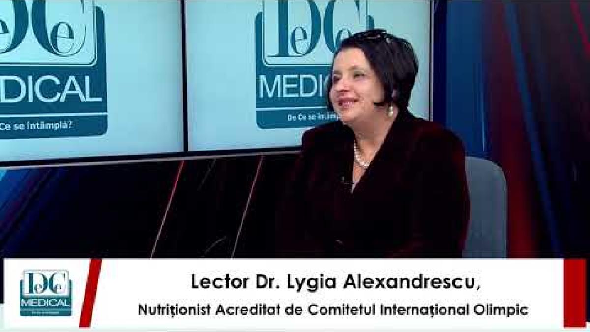 Lygia Alexandrescu: despre postul Paștelui, suplimentele alimentare și cazul Halep, la DC Medical