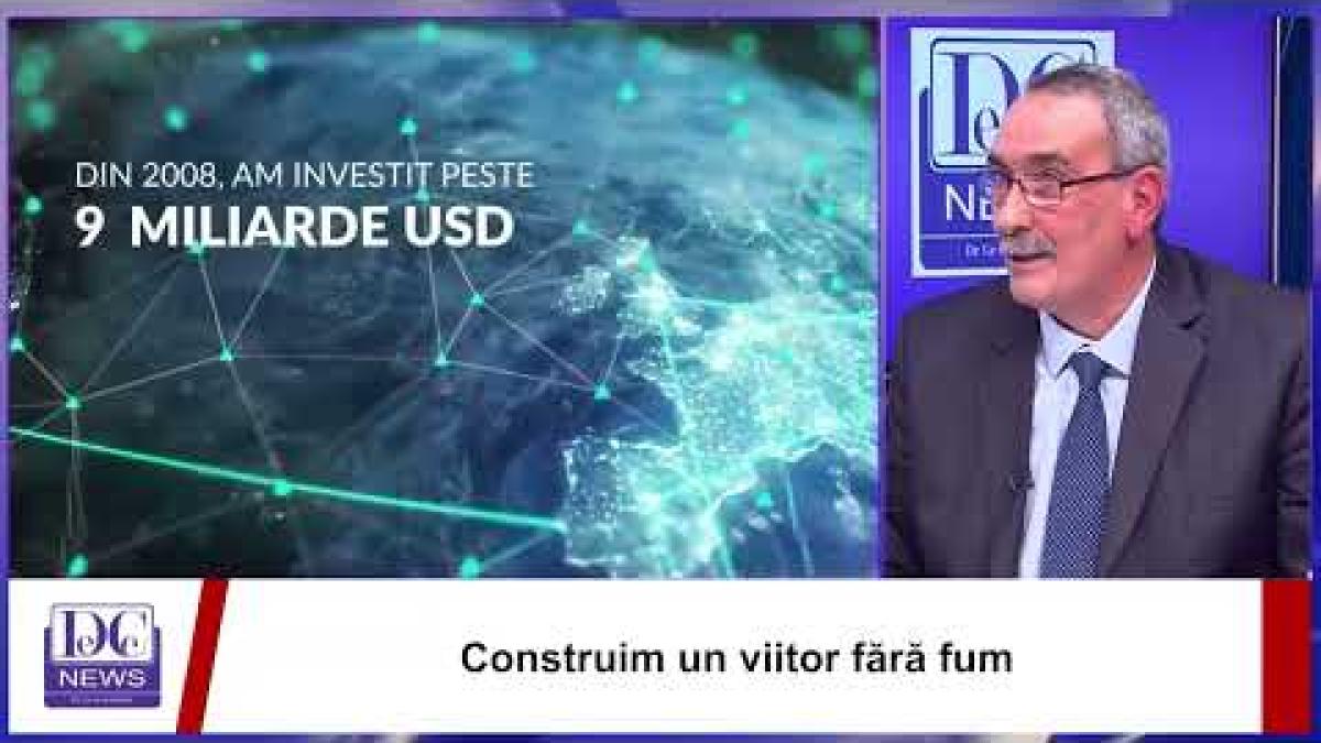 Mihai Bundoi (Philip Morris România), interviu la DC News TV despre „viitorul fără fum” al companiei