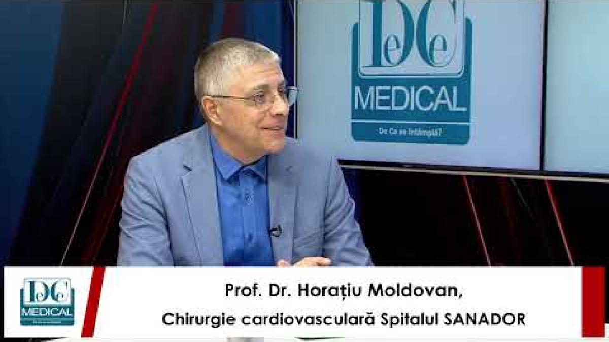 Horațiu Moldovan (SANADOR), despre chirurgia cardiovasculară și bolile inimii, la DC News