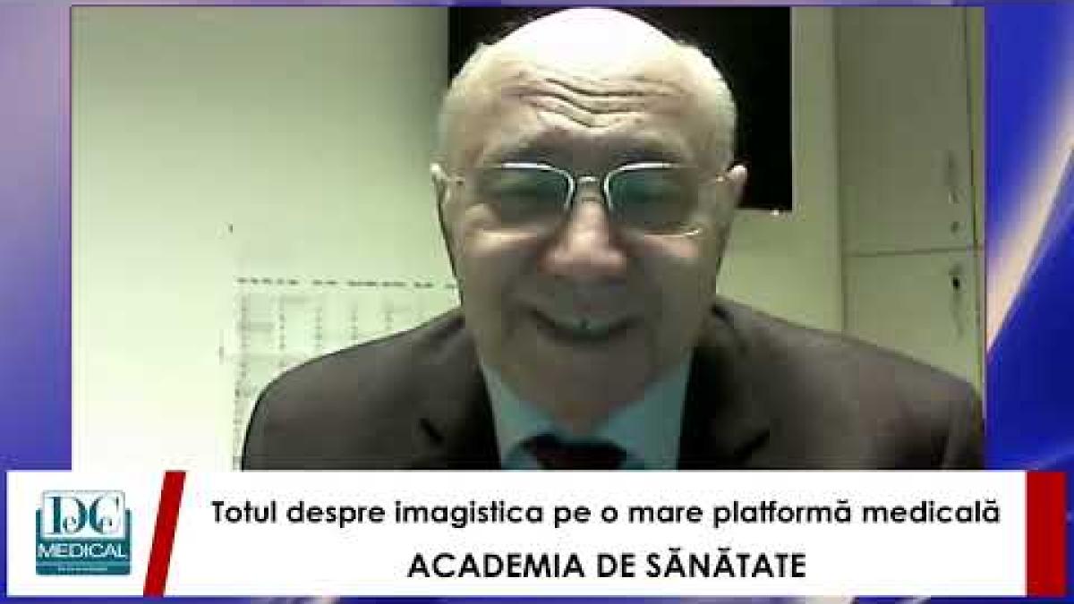 Imagistica pe o mare platformă medicală. Ioana Lupescu, la Academia de Sănătate