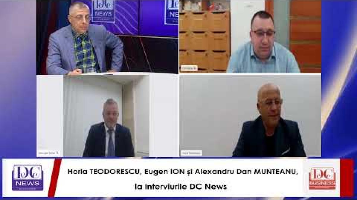 Horia Teodorescu, președintele CJ Tulcea, la DCNews, alături de doi invitați speciali