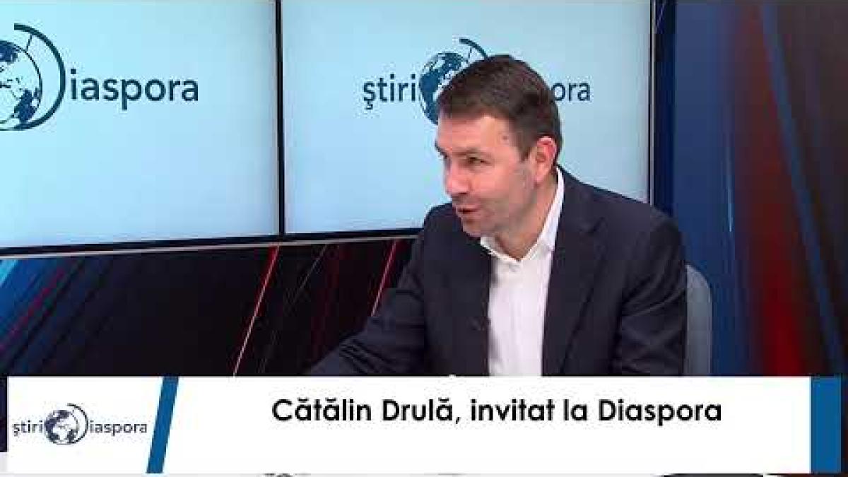 Cătălin Drulă, invitat la Diaspora în Direct: Despre pensii speciale, PNRR și Transporturi