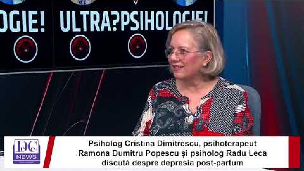 Ultrapsihologie cu Radu Leca, despre depresia post-partum