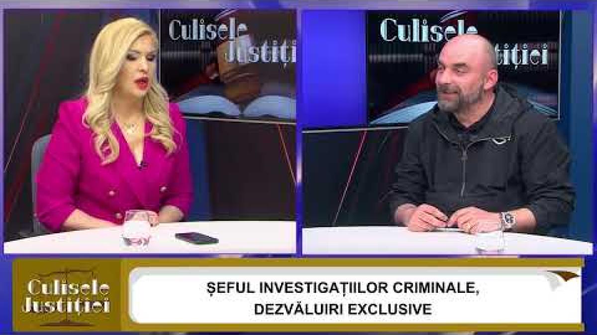 Comisarul-șef Cristi Gheorghe, dezvăluiri despre lumea interlopă la Culisele Justiției cu Laura Duță