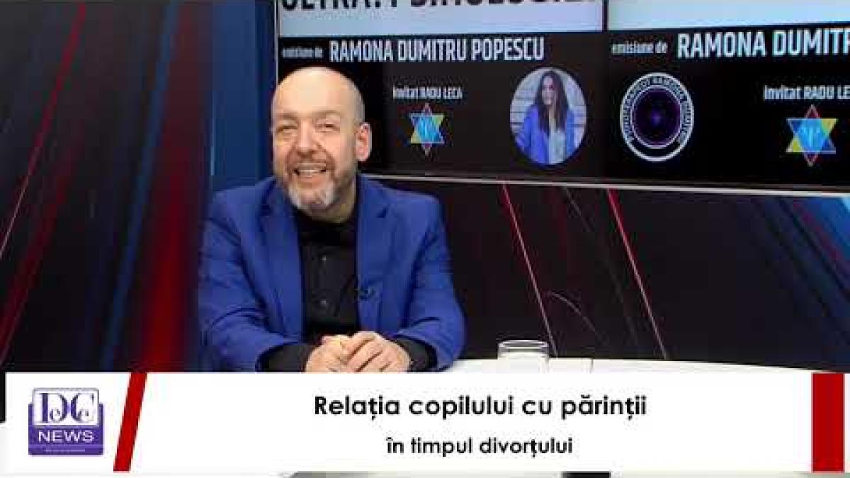 Psihologul Radu Leca abordează relația copilului cu părinții în timpul divorțului