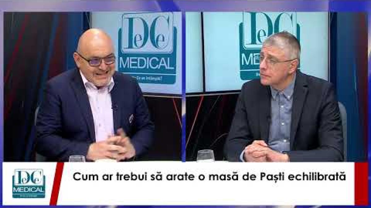 Alin Popescu, despre masa de Paști, excese alimentare, post, ouă și carne de miel, la DC News