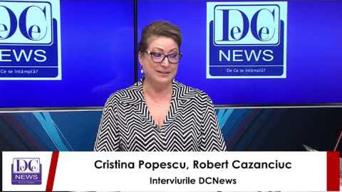 Timbre cu Constituţia României. R. Cazanciuc şi C. Popescu, directorul Romfilatelia, la DC NEWS TV