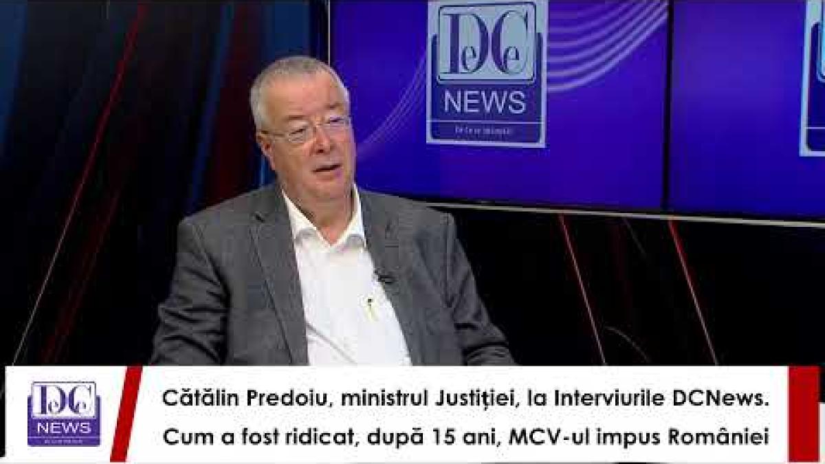 Cătălin Predoiu, ministrul Justiției, la Interviurile DCNews