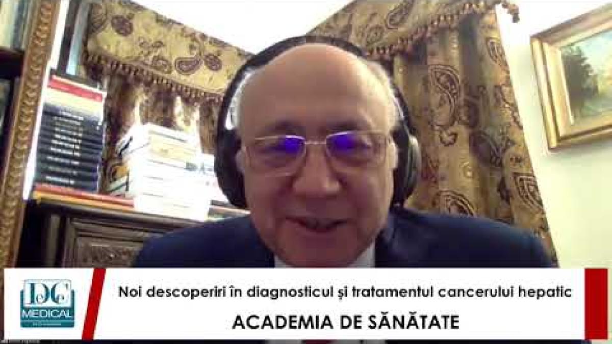 Cancerul hepatic: diagnostic și tratament. Dr. Dan Duda, la Academia de Sănătate