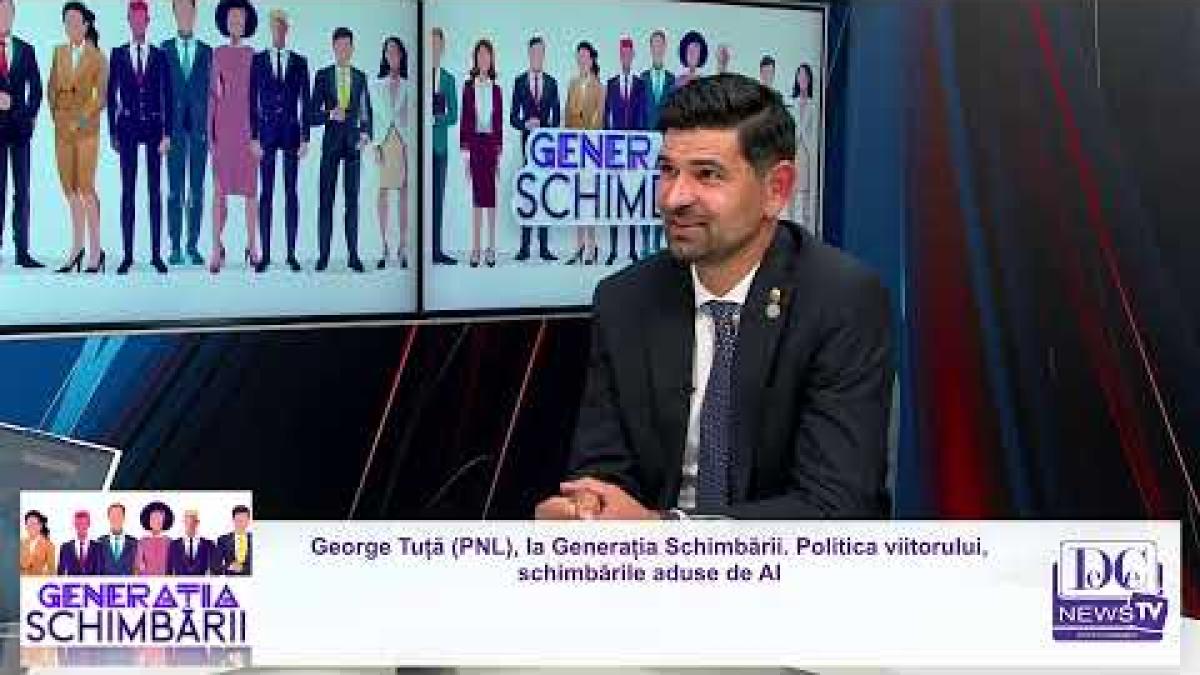 George Tuță (PNL), la Generația Schimbării. Politica viitorului, schimbările aduse de AI