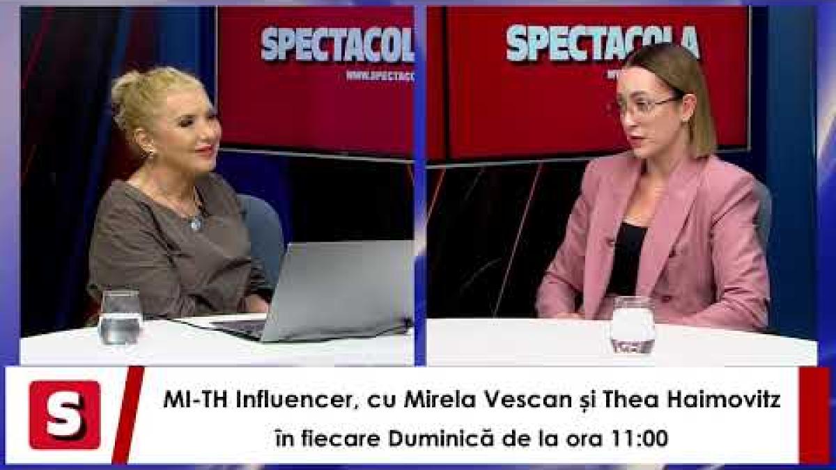Anamaria Brumă, invitată la Mi-Th influencer, emisiunea realizată de Mirela Vescan, la DC News
