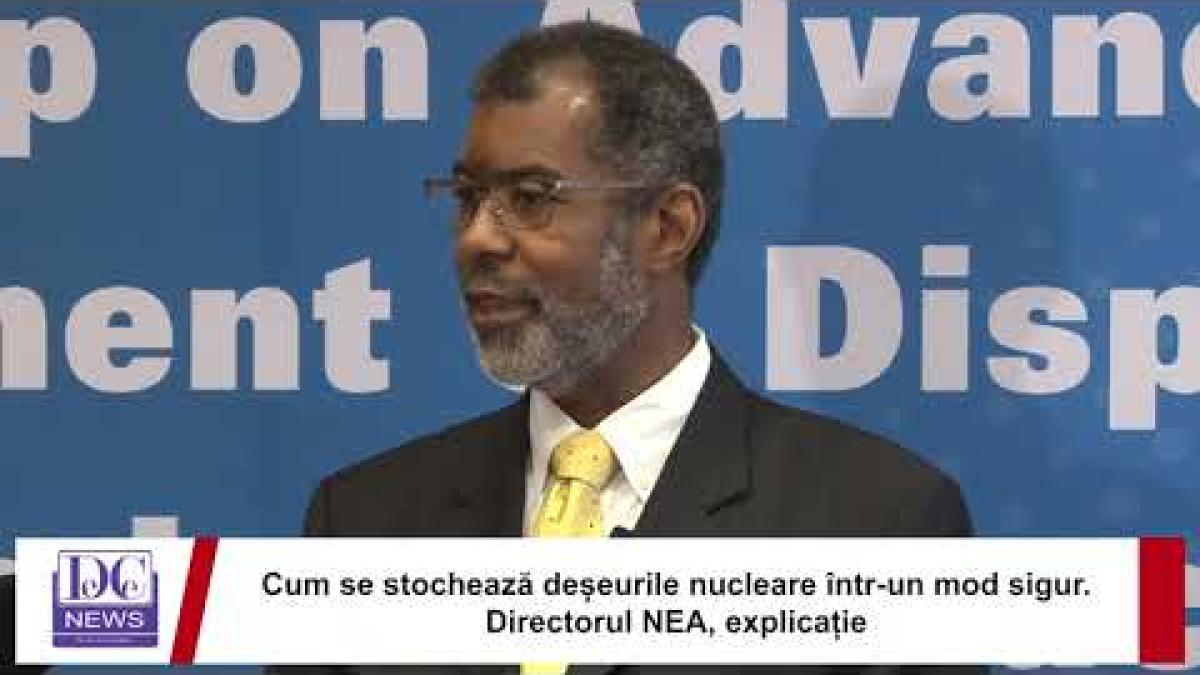 William Magwood (NEA) , prezent în România la o conferință despre managementul deșeurilor nucleare
