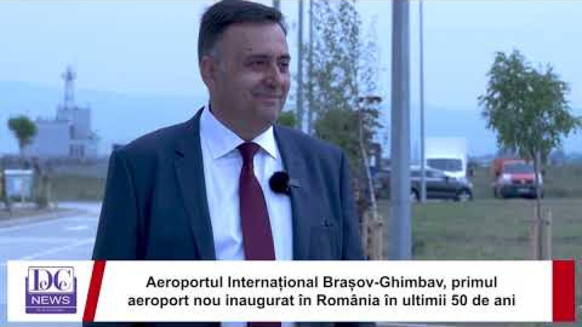 Inaugurarea Aeroportului Internațional Brașov-Ghimbav. Interviuri exclusive și ce nu s-a văzut la TV