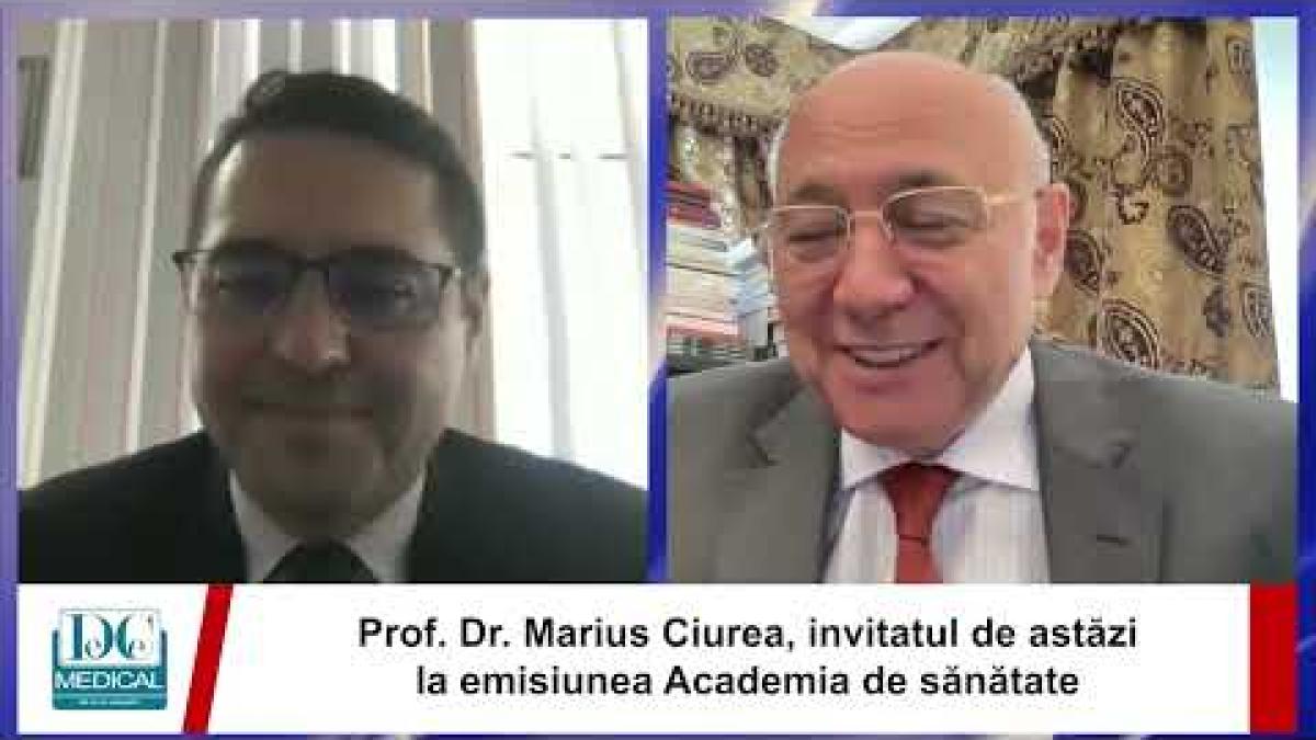 Marius Ciurea, despre progresele pe care le-a făcut chirurgia din Craiova, la Academia de Sănătate