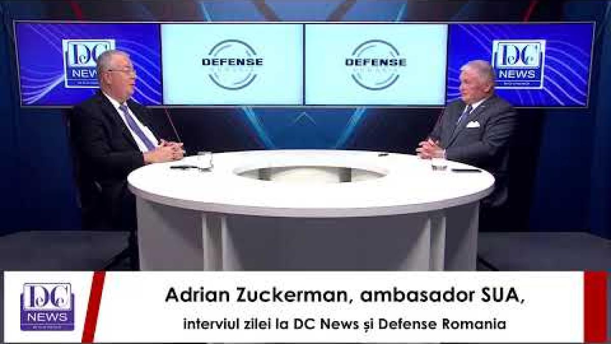 Adrian Zuckerman, ambasador SUA, interviul zilei la DC News și Defense Romania