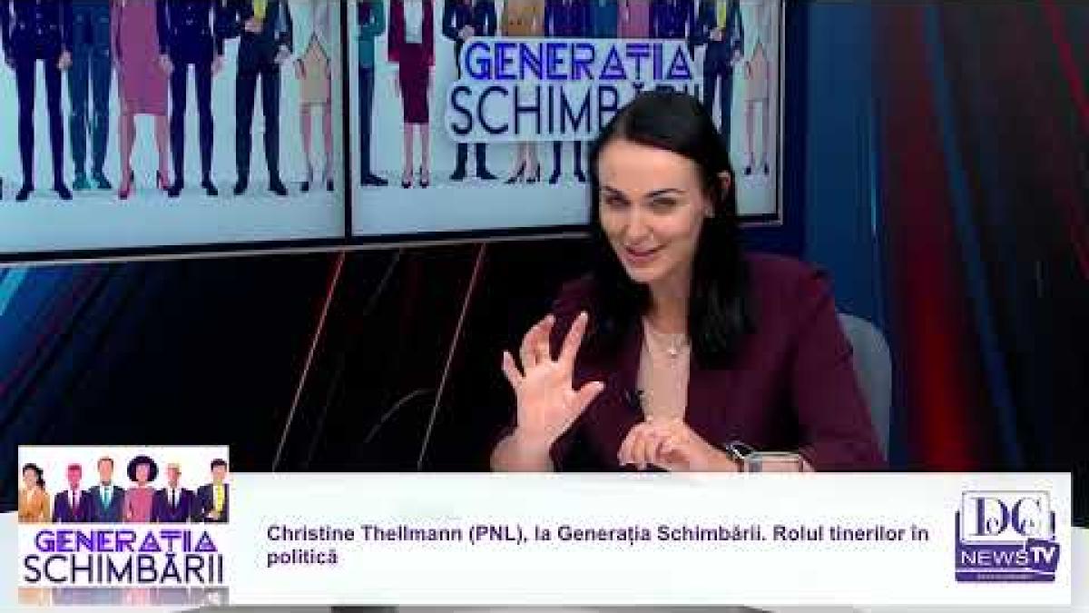 Christine Thellmann (PNL), la Generația Schimbării. Rolul tinerilor în politică
