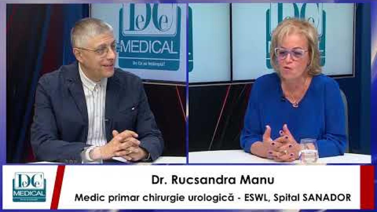 Bolile de rinichi: diagnostic și tratament. Rucsandra Manu (SANADOR), la DC Medical și DC News