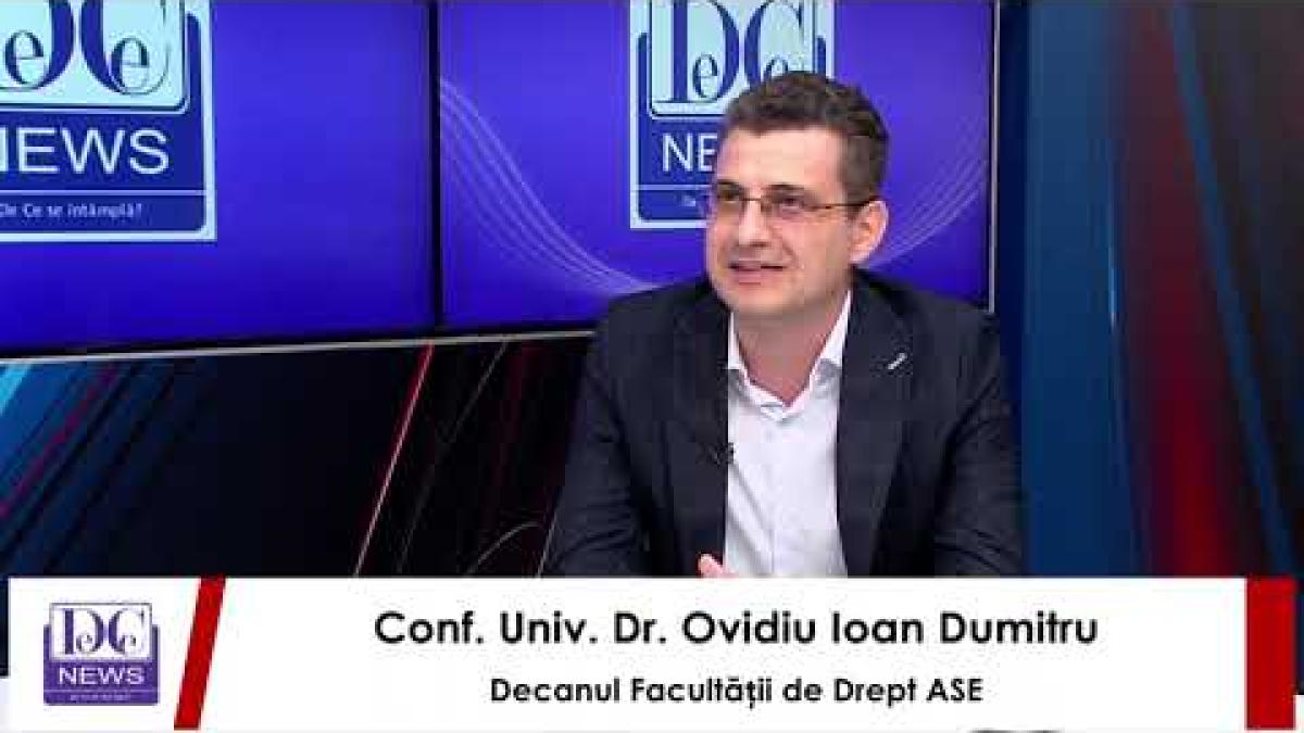 Ovidiu Ioan Dumitru, decanul Facultății de Drept (ASE), interviu la DC News și DC Business