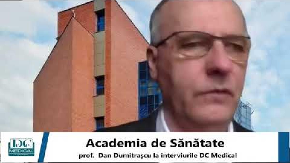 Legătura dintre tubul digestiv și starea psihică. Dan Dumitrașcu, la Academia de Sănătate