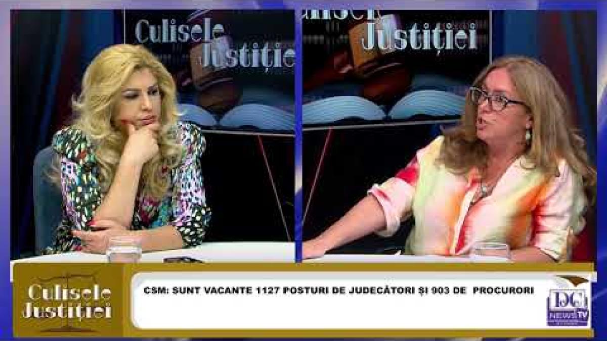 Judecătorul Mădălina Afrăsinie, interviu la Culisele Justiției cu Laura Duță