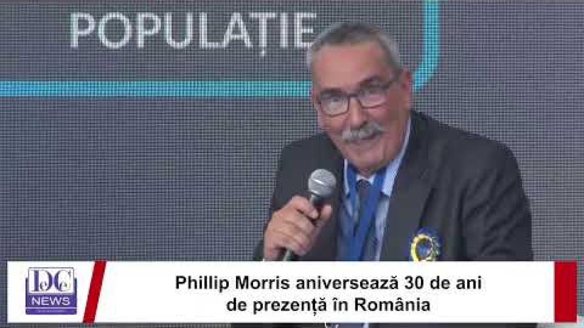 Phillip Morris aniversează 30 de ani de activitate în România. Conferință de presă