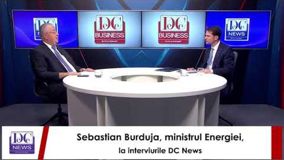 Sebastian Burduja, ministrul Energiei, la interviurile DC News