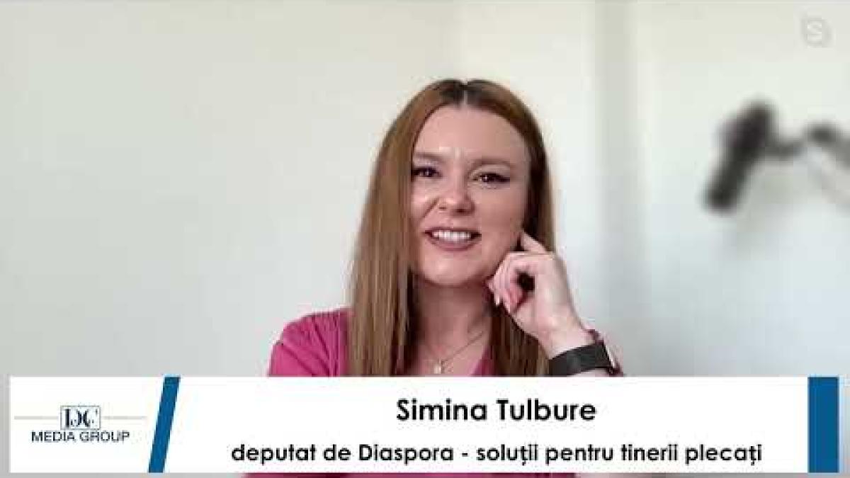 Proiecte pentru tinerii români din străinătate. Simina Tulbure, deputat de Diaspora, interviul zilei