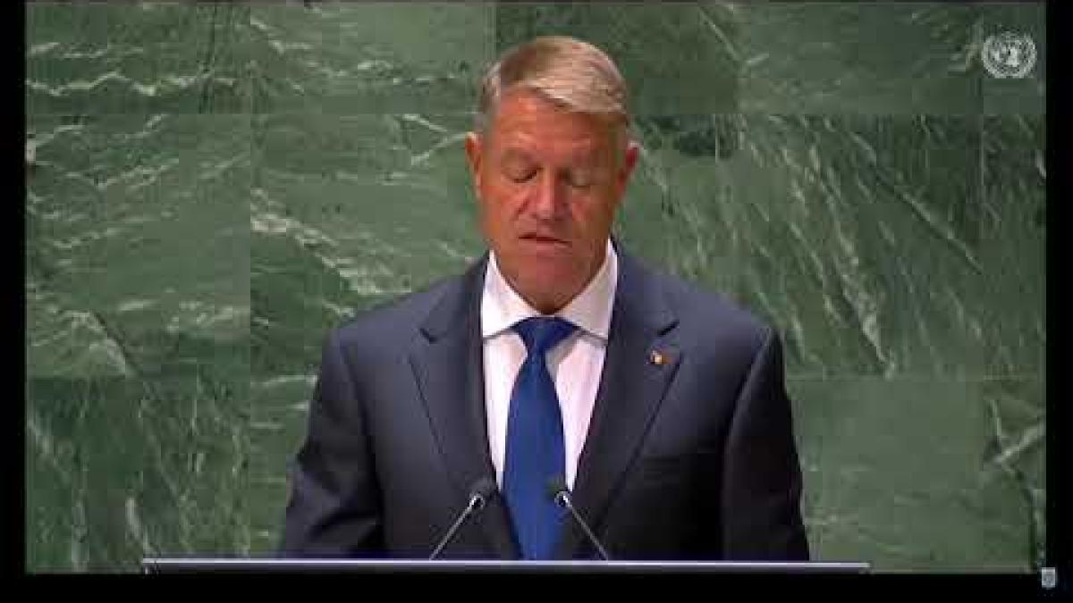 Intervenția națională a Președintelui României, Klaus Iohannis în cadrul dezbaterilor ONU