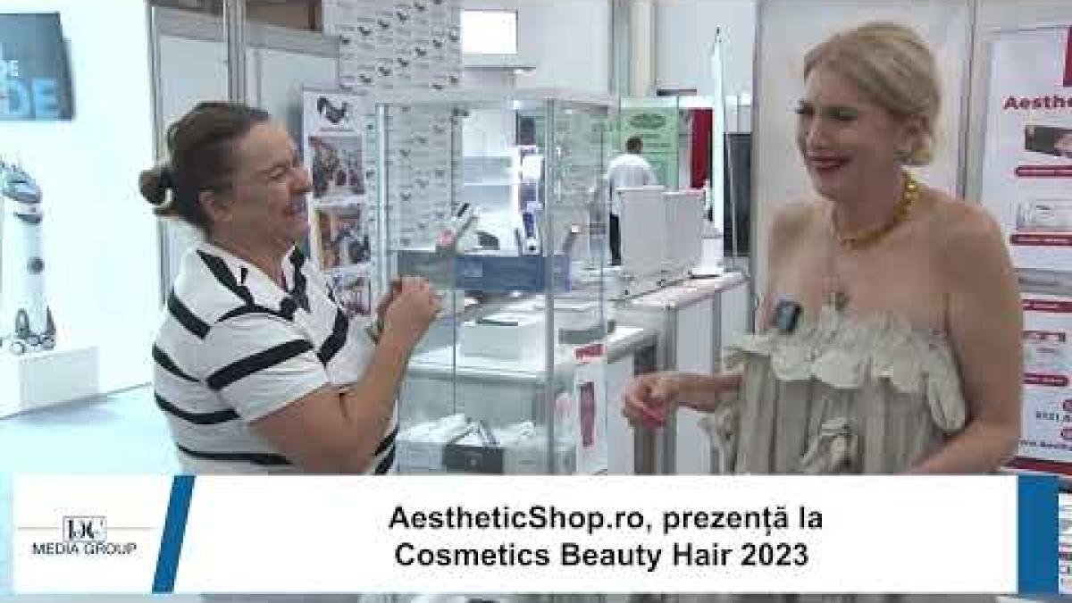 AestheticShop.ro, la Cosmetics Beauty Hair 2023. Interviu despre site-ul de beauty