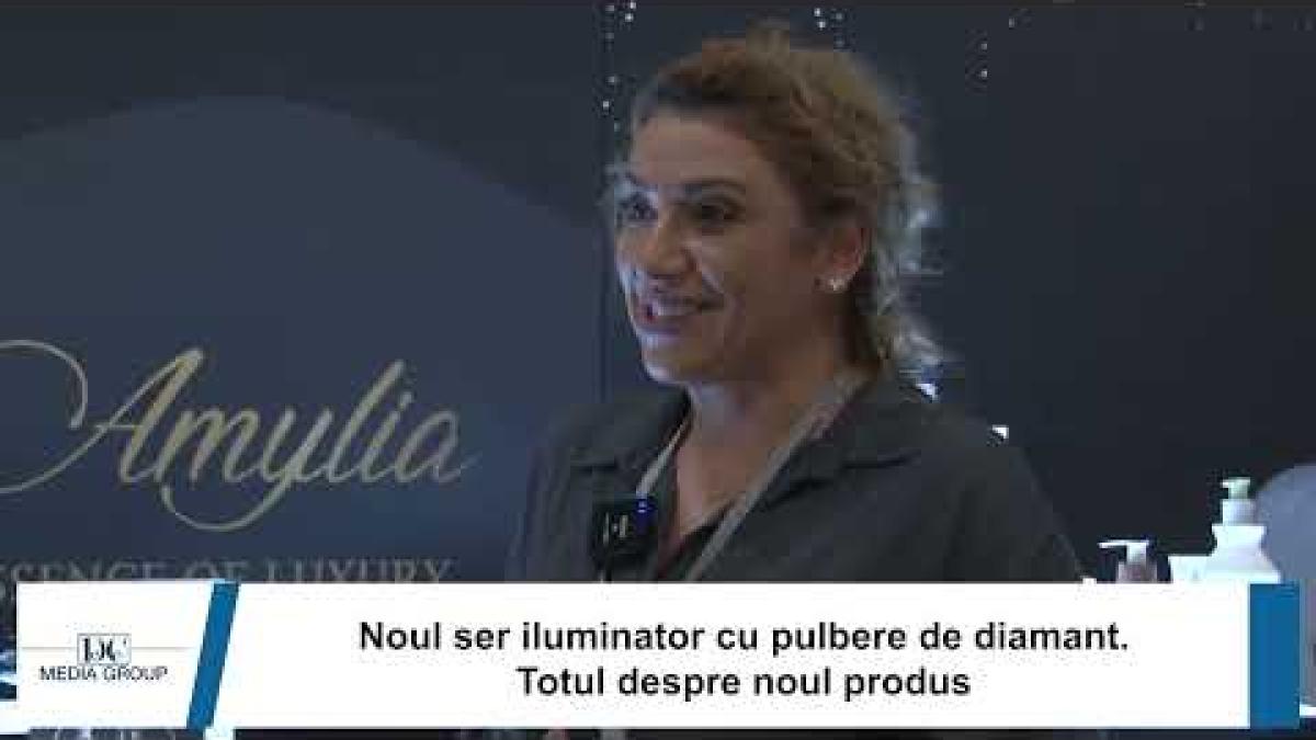 Ser cu pulbere de diamant, pe piața din România. Interviu cu creatoarea Amylia, Amalia Georgescu