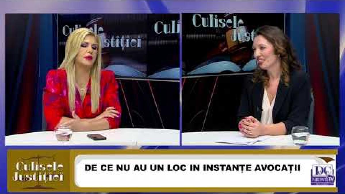 Avocatul Ramona Rădoi, invitatul săptămânii la Culisele Justiţiei