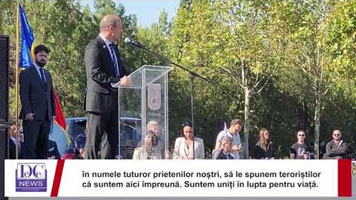 E.S. Reuven Azar, discurs la mitingul #IStandWithIsrael: Suntem aici în numele victimelor