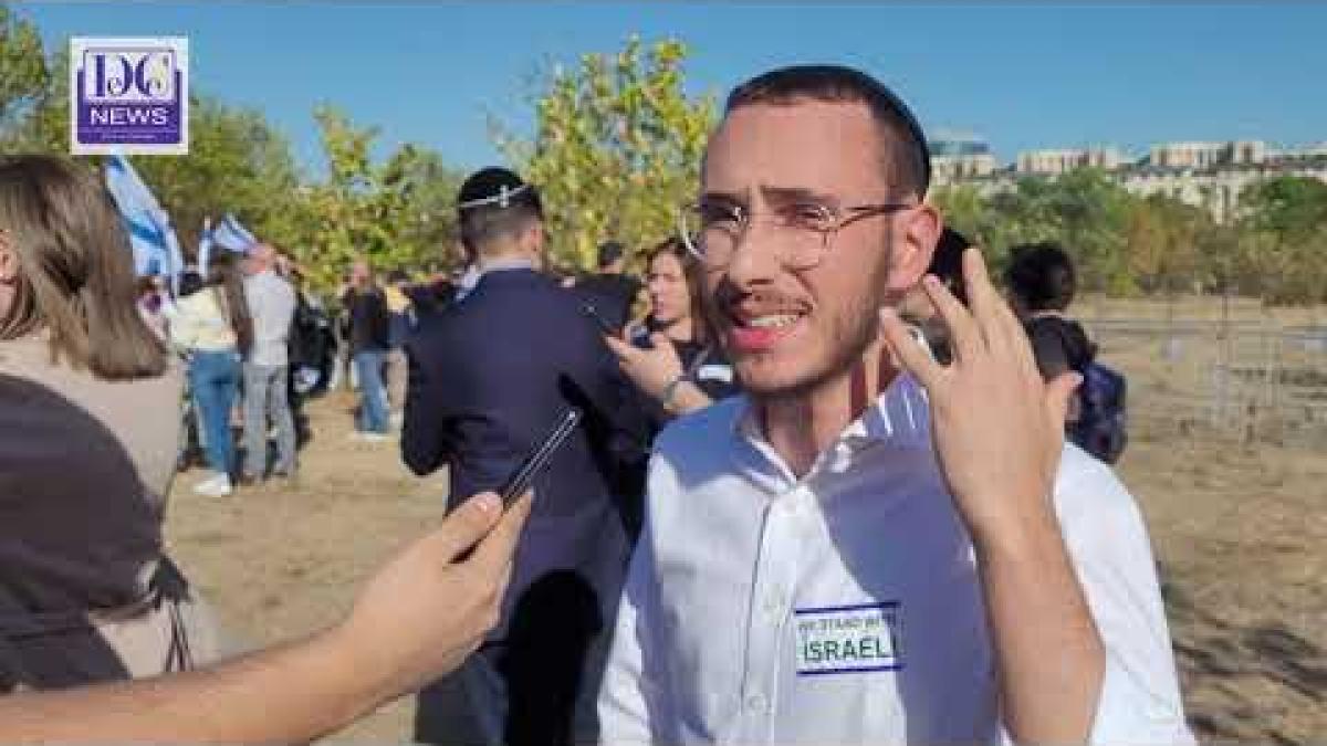 Mitingul #IStandWithIsrael. Ce spune Reuven, un tânăr participant la demonstrație