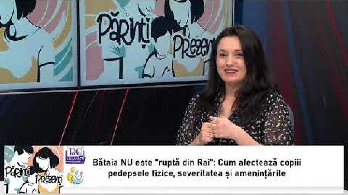 Coach pentru părinți Alexandra Șerb, la Părinți Prezenți: Bătaia NU este „ruptă din Rai”